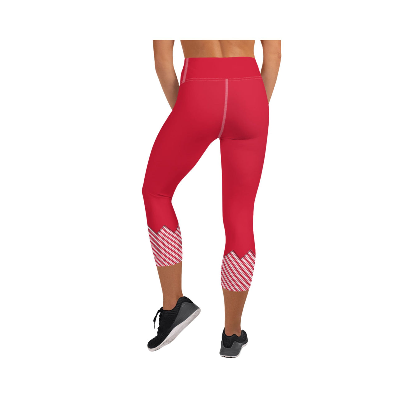 Red Elf Capri Leggings